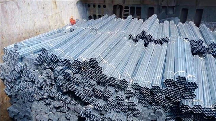 50 Mikron Çinko Kaplamalı Sıcak Daldırma Galvanizli Çelik Boru
