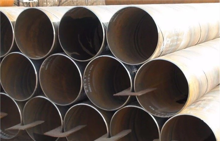 API 5L Sınıf B, ERW, ssaw Çelik Boru Hattı 508mm Çap Karbon Ms Spiral Kaynaklı Çelik Boru