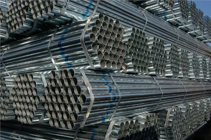 BS1387 Karbon Kaynaklı Çelik Boru Sıcak Daldırma Galvanizli Çelik Boru