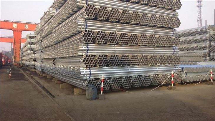 Sıcak Daldırma Galvanizli Yuvarlak Çelik Boru GI Boru Ön Galvanizli Çelik Boru
