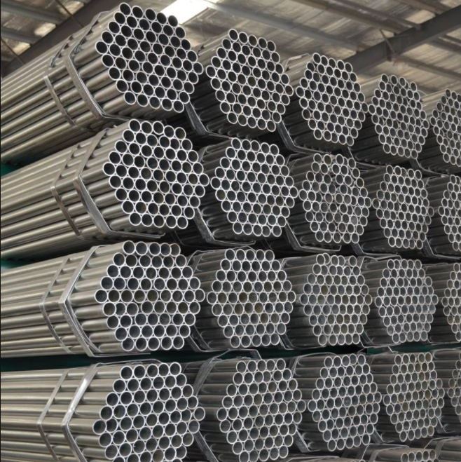 İskele Boruları Bs1139 Galvanizli Çelik Boru Karbon Çelik Boru Pre-galvanizli Yuvarlak İskele Borusu Erw Çelik Borular