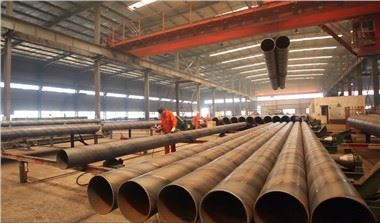 API 5L X42 X52 X56 X60 SSAW Karbon Çelik Spiral Boru Hattı Büyük Çaplı Kazık Borusu