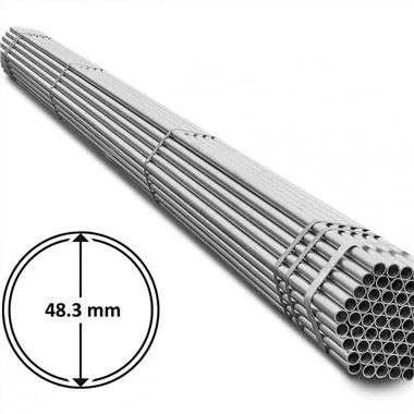 TR39 48.3mm Galvanizli Çelik İskele Boruları