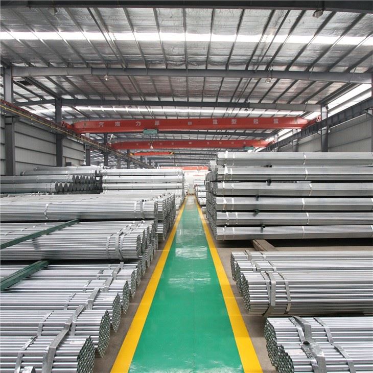 JIS G3444 Galvanizli GI İskele Boru Borusu 48.3 * 2.4 * 6000mm
